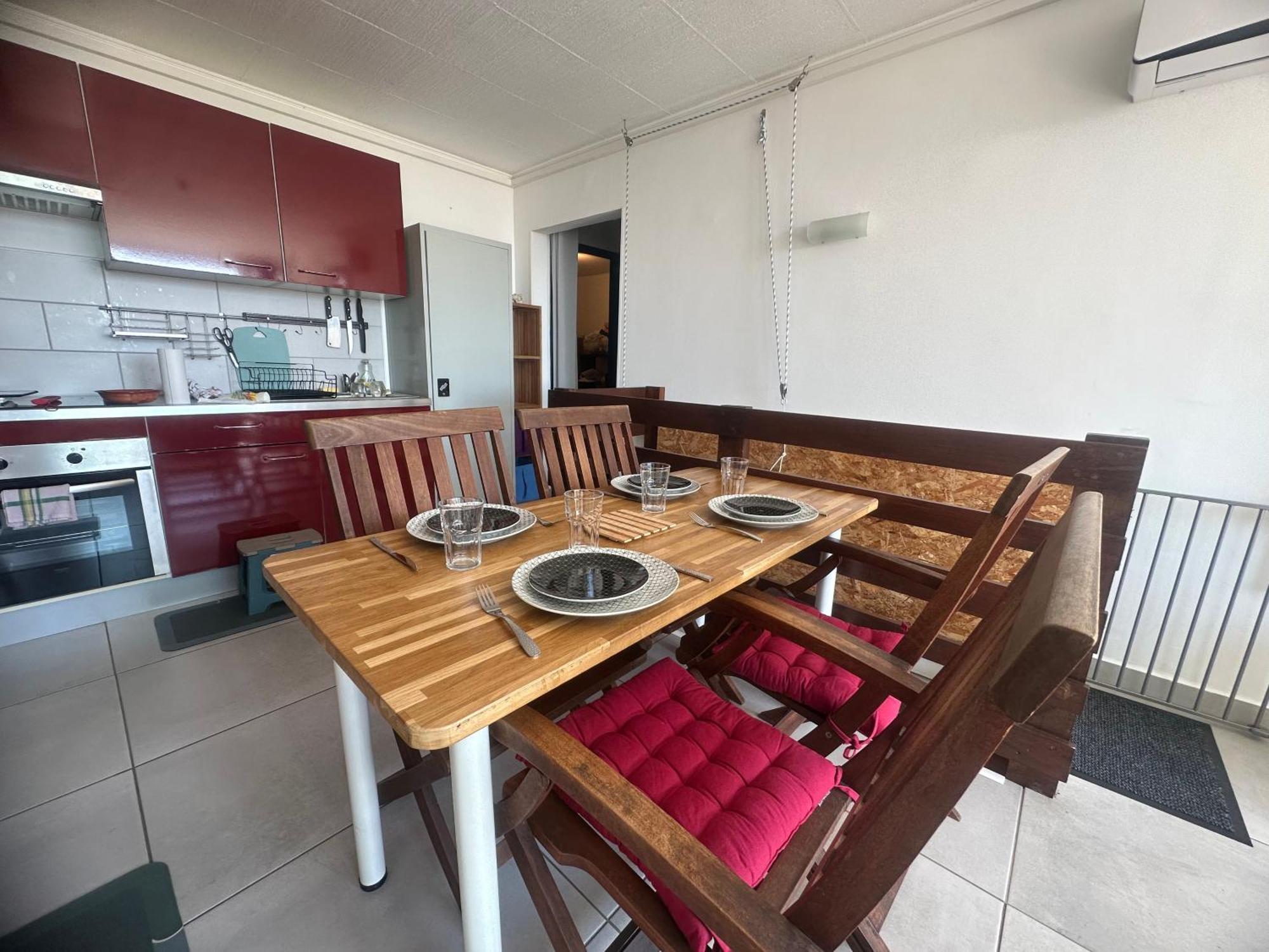 Appartement T2 Colombier Pour 5 Personnes Vue Mer Sainte-Clotilde Exteriör bild